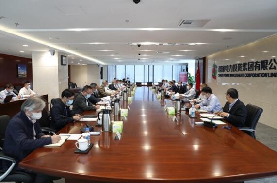 國家電投總經(jīng)理江毅會見東方電氣黨組副書記、總經(jīng)理俞培根