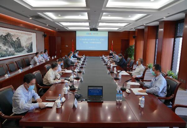 中國能建集團(tuán)黨委書記、董事長汪建平會見中國大唐黨組書記、董事長陳飛虎一行