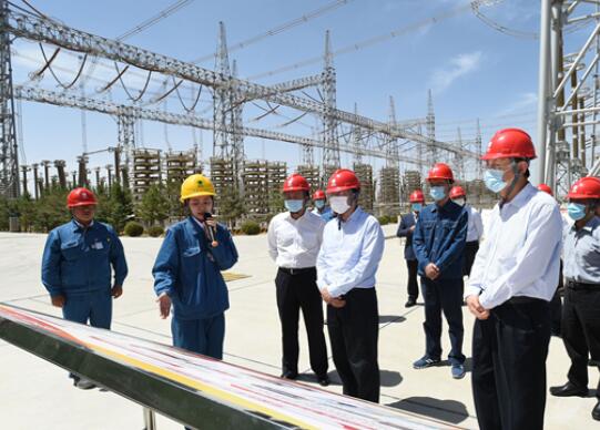 國(guó)家電網(wǎng)有限公司總經(jīng)理、黨組副書(shū)記辛保安赴國(guó)網(wǎng)寧夏電力調(diào)研