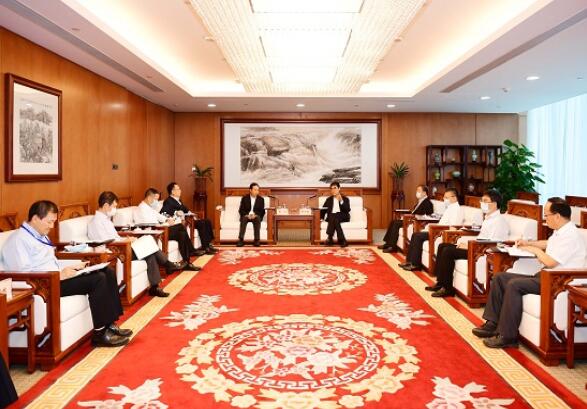 華能集團有限公司黨組書記、董事長舒印彪會見國開行董事長趙歡