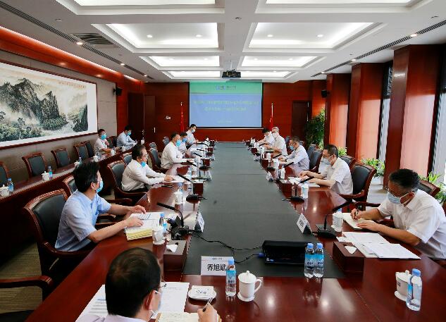 中國(guó)能建黨委書(shū)記、董事長(zhǎng)汪建平會(huì)見(jiàn)國(guó)華電力董事長(zhǎng)宋暢、總經(jīng)理李巍一行