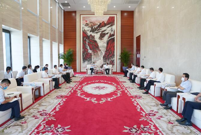 中國能建黨委書記、董事長汪建平會(huì)見陜西省副省長趙剛一行