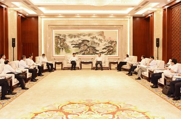 舒印彪拜會山東省委書記劉家義、省長李干杰