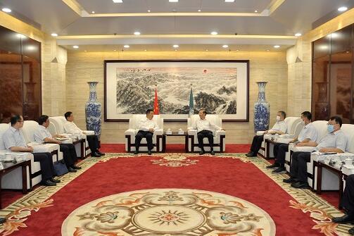 辛保安會見中國西電集團董事長白忠泉、總經(jīng)理裴振江