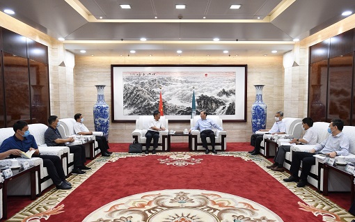 國家電網(wǎng)有限公司總經(jīng)理、黨組副書記辛保安會(huì)見寧夏回族自治區(qū)副主席吳秀章