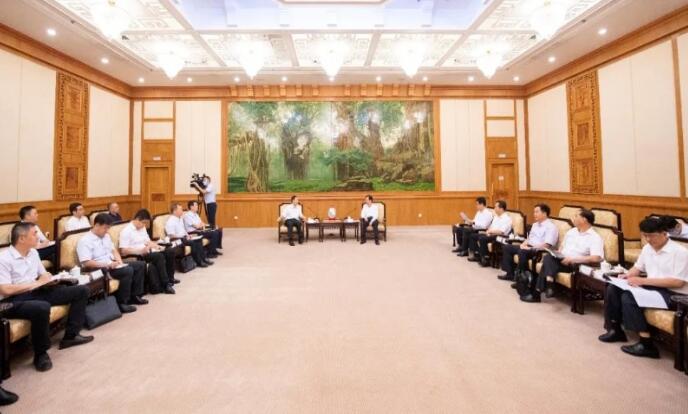 中核集團總經(jīng)理、黨組副書記顧軍與福建省委副書記、代省長王寧會談
