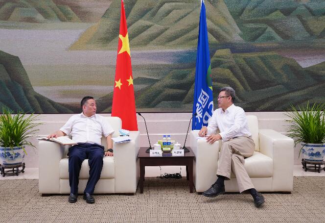 中國能建黨委書記、董事長宋海良拜會(huì)國家電投董事長錢智民