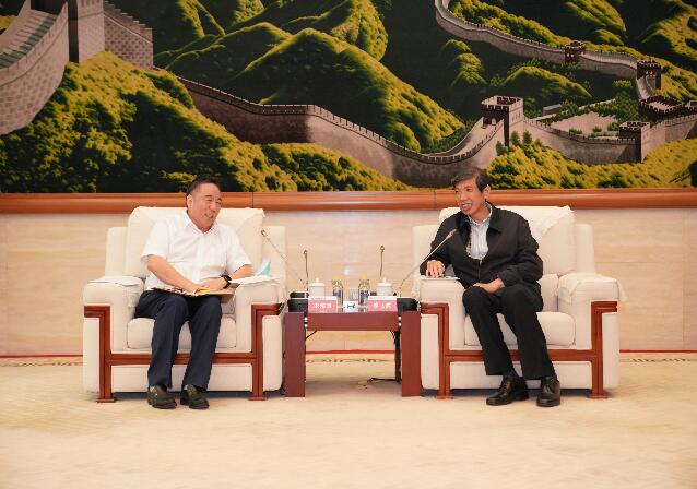 宋海良、孫洪水與大唐集團(tuán)董事長(zhǎng)陳飛虎座談