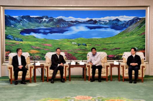 錢智民拜會(huì)吉林省委書記巴音朝魯、省長(zhǎng)景俊海并調(diào)研吉電股份