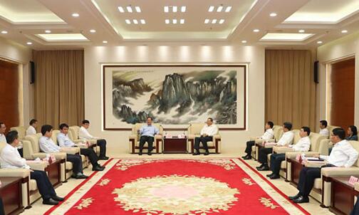 國(guó)家電網(wǎng)董事長(zhǎng)、黨組書記毛偉明拜會(huì)安徽省委書記李錦斌、省長(zhǎng)李國(guó)英