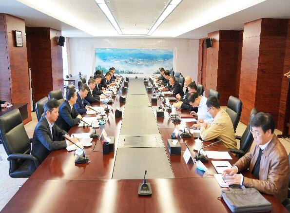 中國能建黨委書記、董事長宋海良拜會三峽集團董事長雷鳴山