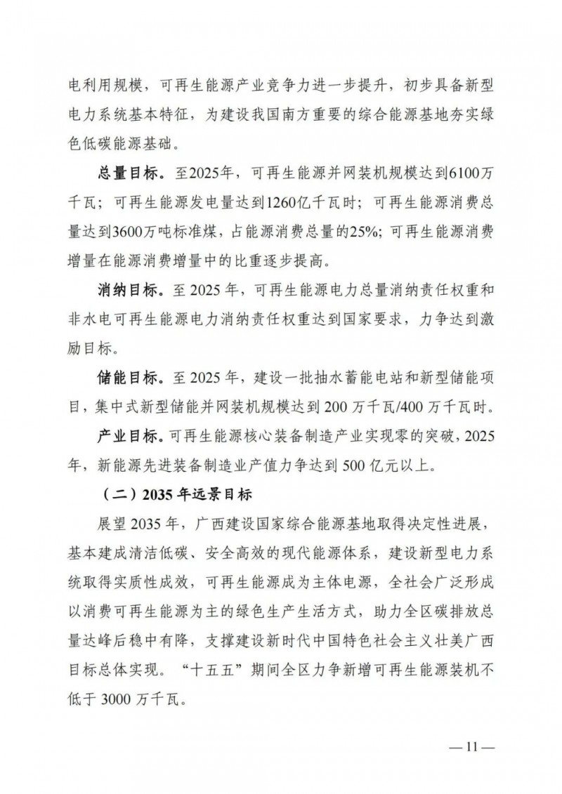 廣西“十四五”規(guī)劃：大力發(fā)展光伏發(fā)電，到2025年新增光伏裝機(jī)15GW！