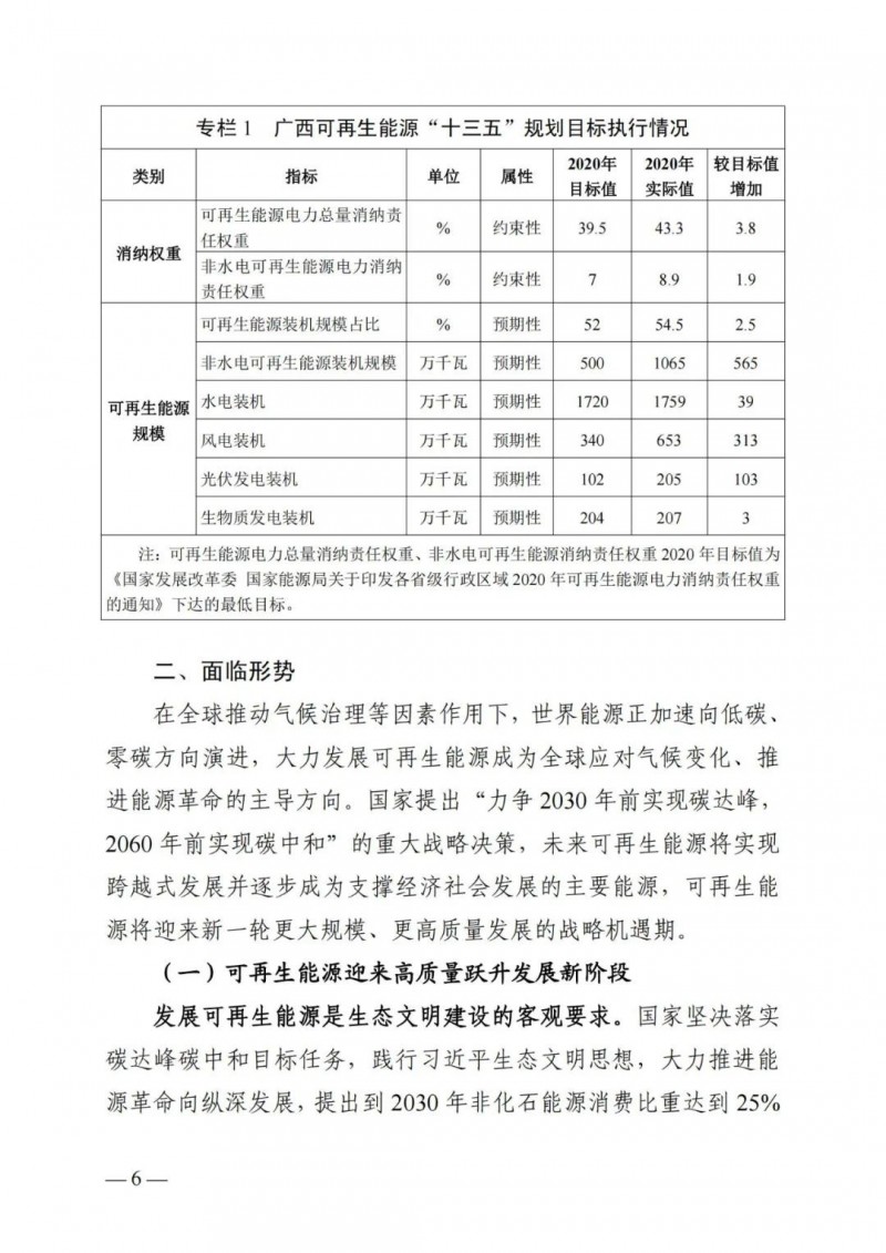 廣西“十四五”規(guī)劃：大力發(fā)展光伏發(fā)電，到2025年新增光伏裝機(jī)15GW！