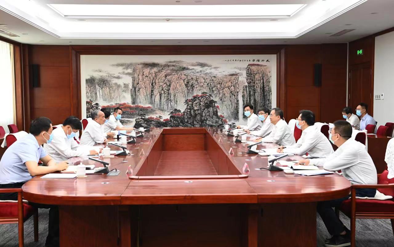 鄒磊拜會山西省委書記、省人大常委會主任林武