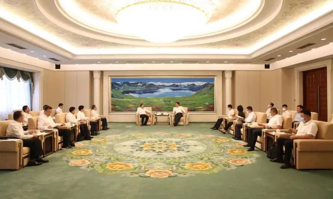 中國能建黨委書記、董事長宋海良拜會(huì)吉林省委常委、長春市委書記張志軍