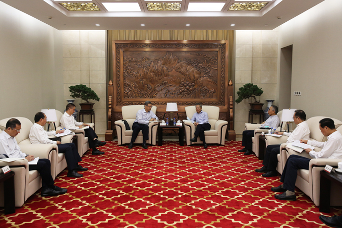 錢智民拜訪農(nóng)發(fā)行黨委書記、董事長錢文揮