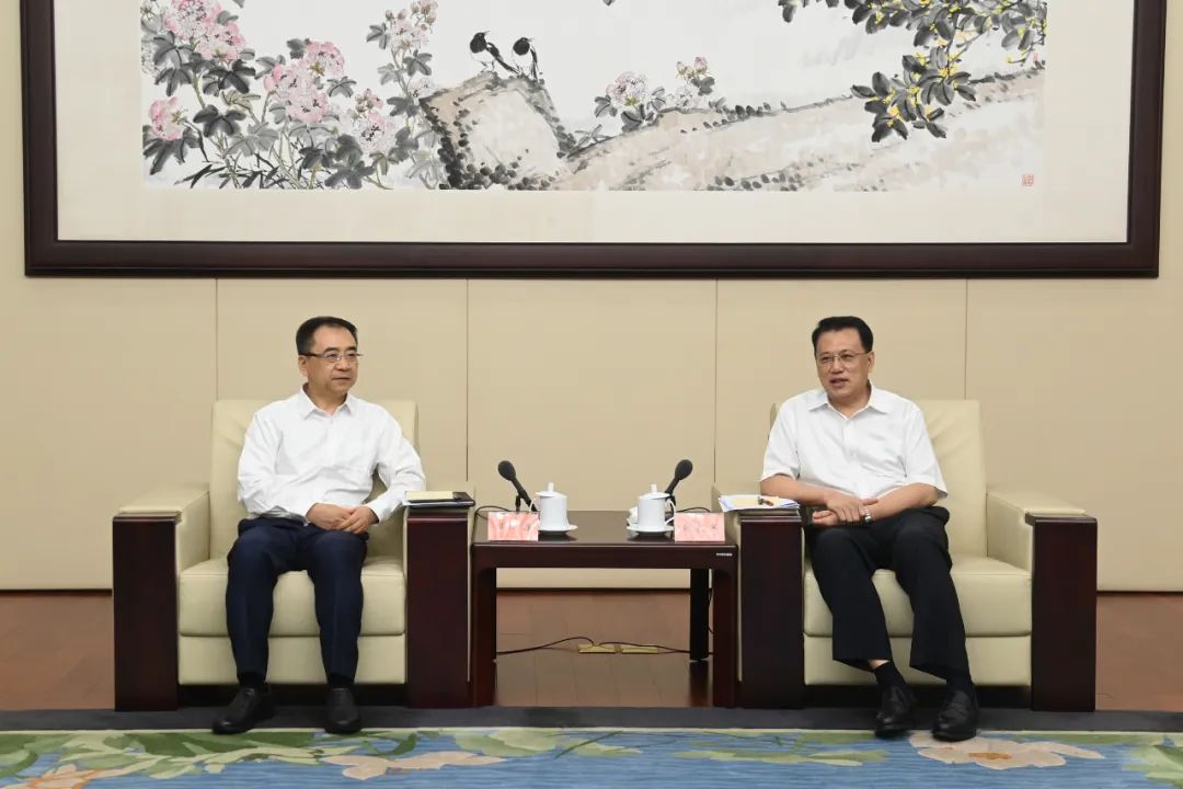大唐集團公司黨組書記、董事長鄒磊拜會浙江省委書記、省人大常委會主任袁家軍