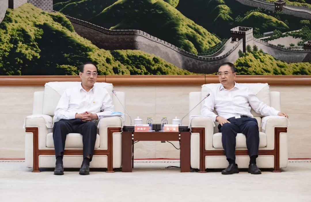 鄒磊會(huì)見中國中車黨委書記、董事長孫永才