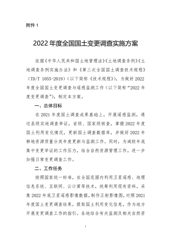 自然資源部：啟動2022年全國國土變更調(diào)查，梳理占用耕地情況