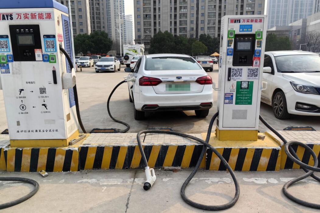 新能源車充電槍被扔積水中，對(duì)“城市家電”需多加愛(ài)護(hù)