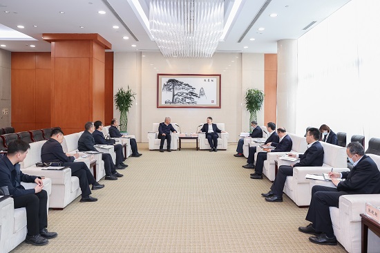 華能集團(tuán)黨組書記溫樞剛會見青海省委常委、海東市委書記烏拉孜別克·熱蘇力汗
