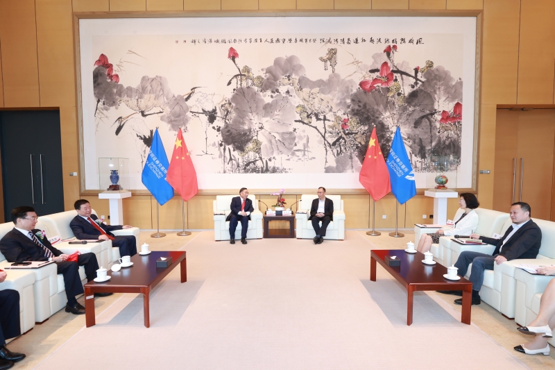 中國(guó)能建黨委書記、董事長(zhǎng)宋海良會(huì)見深交所理事長(zhǎng)陳華平、總經(jīng)理沙雁