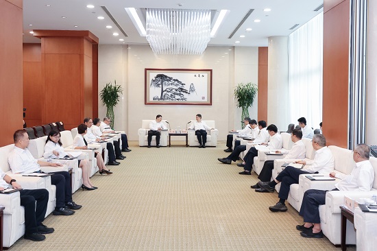 華能集團(tuán)黨組書記、董事長溫樞剛會見山西省委常委、太原市委書記韋韜