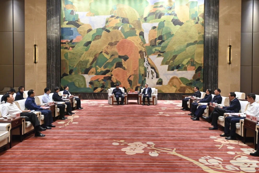 武漢市委書記郭元強(qiáng)、市長程用文會見三峽集團(tuán)董事長劉偉平一行