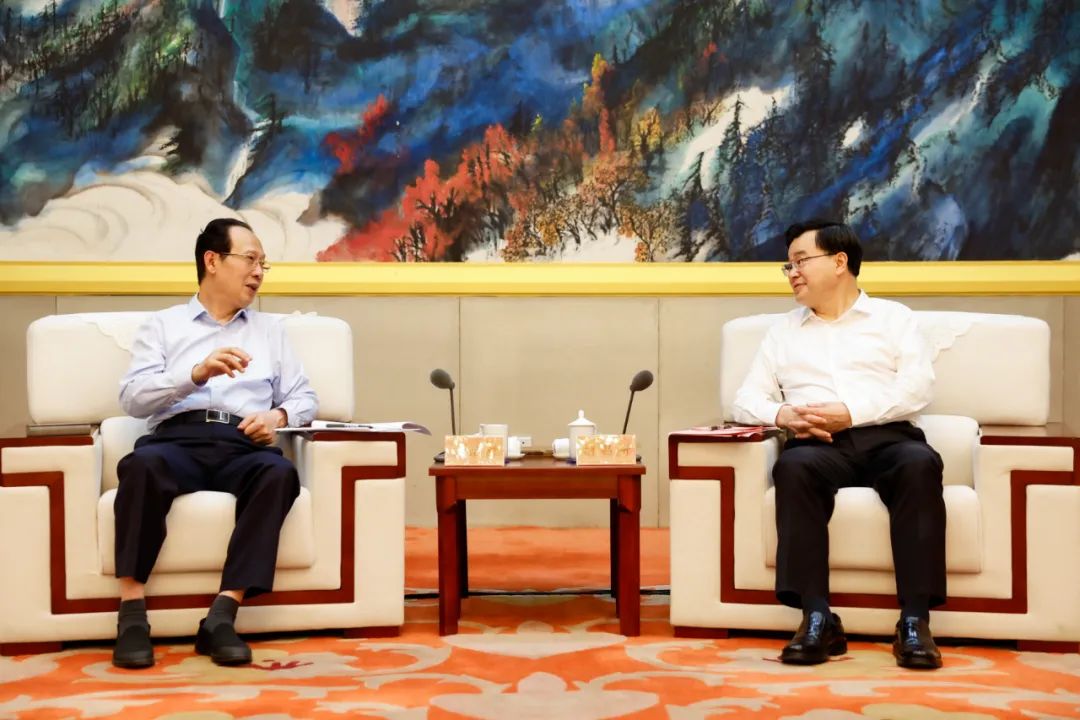 中國電建黨委書記、董事長丁焰章拜會甘肅省委書記胡昌升