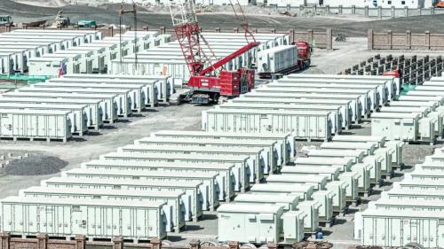 中國首個GWh級儲能項目，海博思創(chuàng)在荒漠建立起“綠色長城”