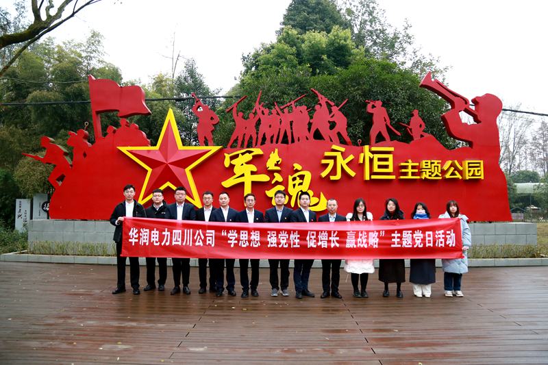 華潤電力四川公司聯(lián)合華潤集團(tuán)在川企業(yè)開展“學(xué)思想、強(qiáng)黨性、促增長、贏戰(zhàn)略”主題黨日活動