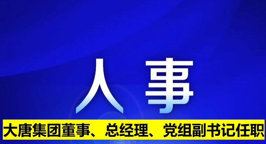 大唐集團董事、總經(jīng)理、黨組副書記任職